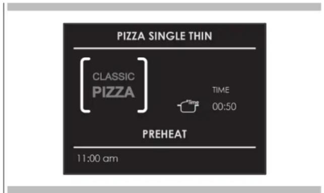 BORETTI BPZN60IX - Een vooraf ingesteld "CLASSIC PIZZA" recept selecteren: - 2