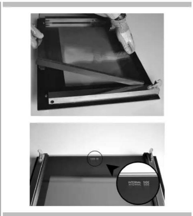 BORETTI BPZN60IX - How to remove the inner glass of the "FULL GLASS" panoramic door - 3