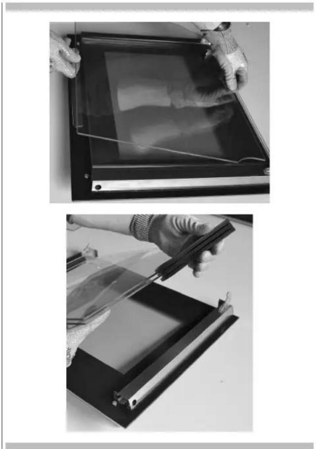 BORETTI BPZN60IX - How to remove the inner glass of the "FULL GLASS" panoramic door - 2