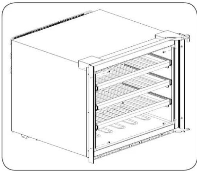 BORETTI BPWKN45ZWGLL - EINBAUSERI HOCHSCHRANK (Einbau in einem Kuchenelement) - 5