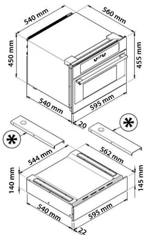 BORETTI BPWKN45ZWGLL - (Encastrement dans un meuble de la cuisine) - 7