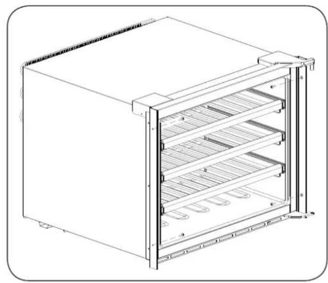 BORETTI BPWKN45ZWGLL - EINBAUSERI HOCHSCHRANK (Einbau in einem Kuchenelement) - 8