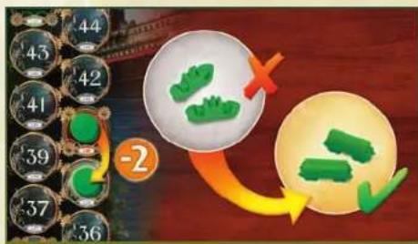 Days of Wonder Ticket to Ride Rails and Sails - ÉCHANGER DES PIONS - 1