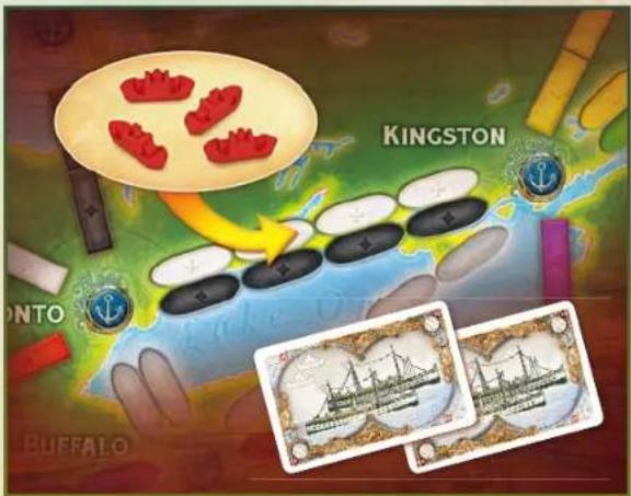 Days of Wonder Ticket to Ride Rails and Sails - PRENDRE POSSESSION DES ROUTES - 6