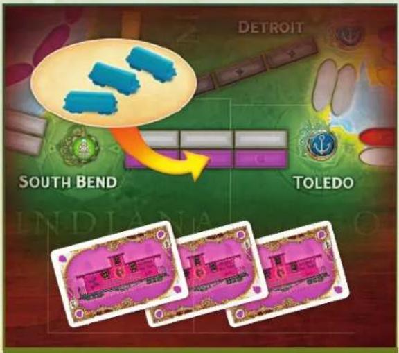 Days of Wonder Ticket to Ride Rails and Sails - PRENDRE POSSESSION DES ROUTES - 5