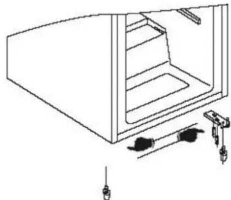 BRANDT BFU112SW - CHANGEMENT DU SENS D'OUVERTURE DE LA PORTE - 2