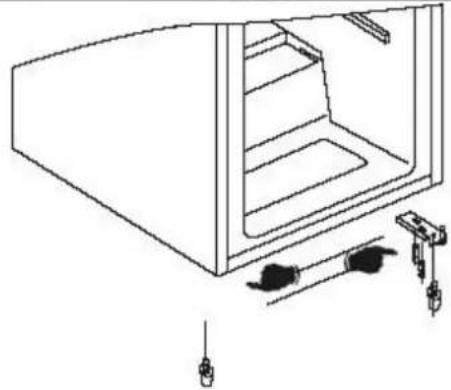 BRANDT BFU112SW - REVERSING THE DOOR OPENING DIRECTION - 2