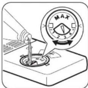 ZANUSSI ZDF16021WA - Remplissage du distributeur de liquide de rincege - 3