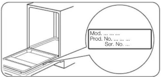 ZANUSSI ZDF16021WA - Rating plate - 1