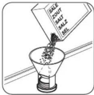 ZANUSSI ZDF16021WA - Filling the salt container - 3