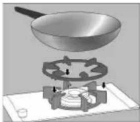 SIEMENS ER 326BB90E - Griglia supplementare wok - 1