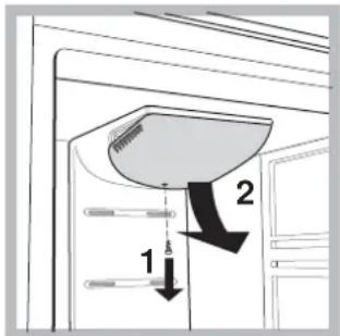 HOTPOINT-ARISTON 4DAAWHA - Remplacement de l'ampoule d'éclairage - 1