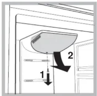 HOTPOINT-ARISTON 4DAAWHA - Sostituire la lampadina - 1