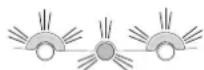 HOTPOINT-ARISTON 4DAAWHA - b) The alarm sounds and the two yellow indicator lights flash. - 2