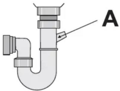 ELECTROLUX ESL66022 - Anschluss des Ablaufschlauchs - 2