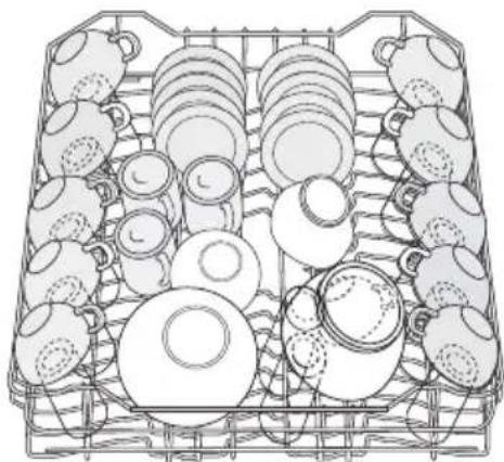 ELECTROLUX ESL66022 - Panier supérieur - 1