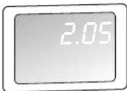 ELECTROLUX EWF14460 - Durée du programme sélectionné - 1