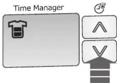 ELECTROLUX EWF14460 - Sélectionnez l'option "time manager - 1