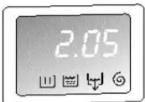 ELECTROLUX EWF14460 - Durée du programme sélectionné - 2