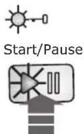 ELECTROLUX EWF14460 - Selecteer de optie Start/Pauze - 1