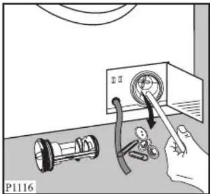 ELECTROLUX EWF14460 - De pomp reinigen - 3