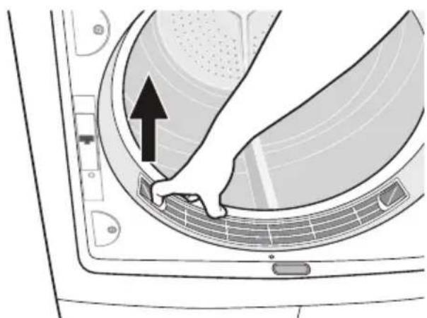 ELECTROLUX EDC68555W - Nettoyage du filtre à peluches - 3