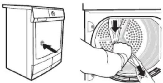 ELECTROLUX EDC68555W - Let op! - 1