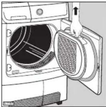 ELECTROLUX EDC66130 - Cleaning the filters - 2