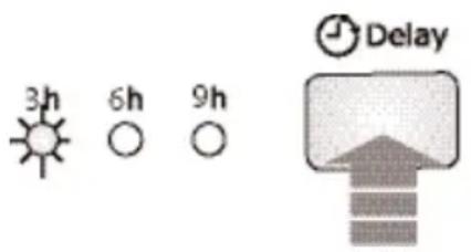 ELECTROLUX EDC66130 - Sélectionnez Delay Start - 1