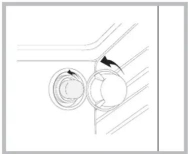 INDESIT if 51k a ix - Remplacement de l'ampoule d'éclairage - 1