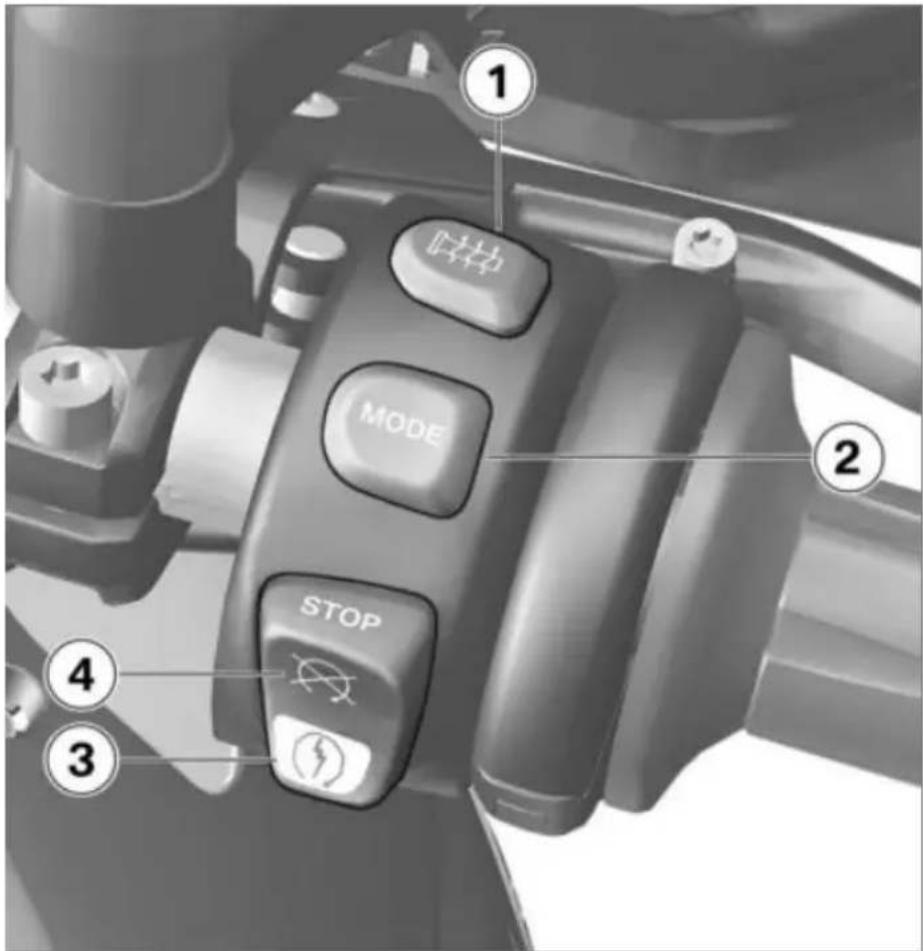 BMW F 800 GS Adventure (2014) - Διακόπτης πολλαπλών λειτουργιών δεξιά - 1