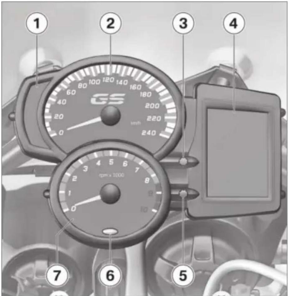 BMW F 800 GS Adventure (2014) - Διακόπτης πολλαπλών λειτουργιών δεξιά - 2