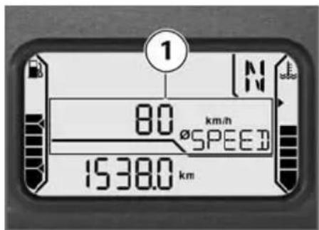 BMW R 1200 GS (2008) - 外氨温度 - 3