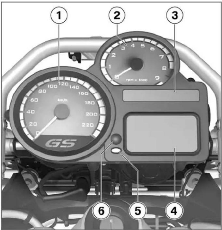 BMW R 1200 GS (2008) - 右側八ンドルのスイット - 2