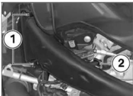 BMW R 1200 GS (2008) - 工アクリ一―を取り付uting - 2