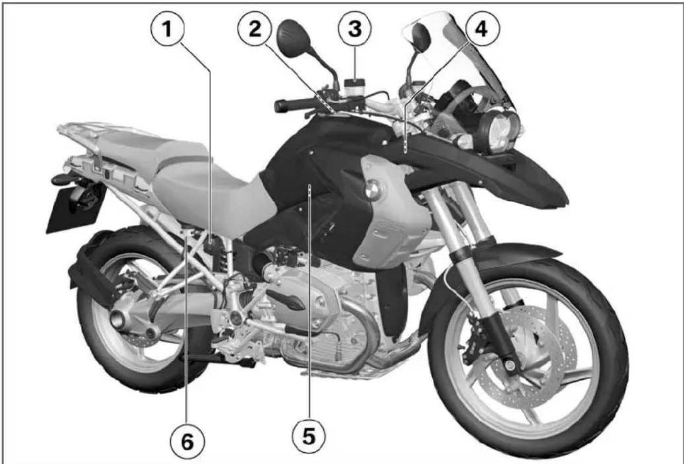 BMW R 1200 GS (2008) - 左侧面 - 1
