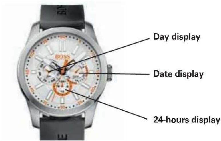 BOSS Paris HO1513251 - Multi-eye models with Day, Date and 24-Hour Indicators - 1