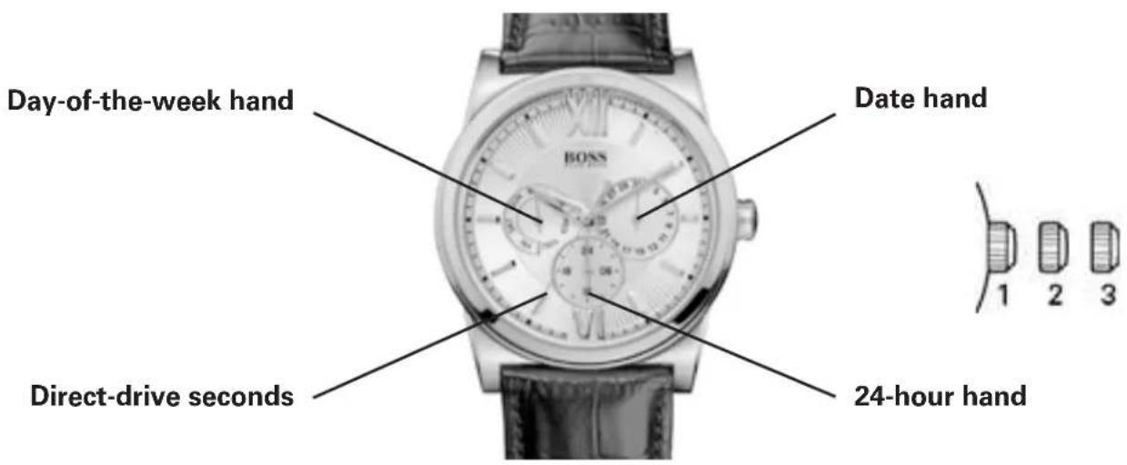 BOSS Bilbao HO1550035 - WATCHES WITH MULTIPLE FUNCTIONS Multi-eye Models with Day, Date and 24-Hour Indicators - 1