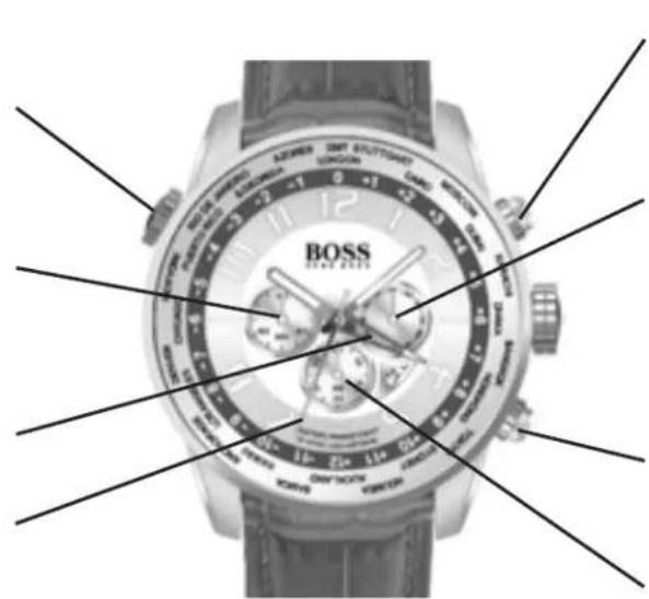 BOSS Bilbao HO1550035 - Worldtimer chronograph - 1