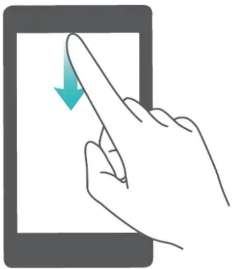 HUAWEI Y7 - Ouvrir le panneau de notifications pour obtenir des informations importantes - 1