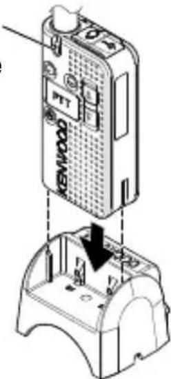KENWOOD PKT23E - Laden mit dem Ladegerät KSC-44CR - 1