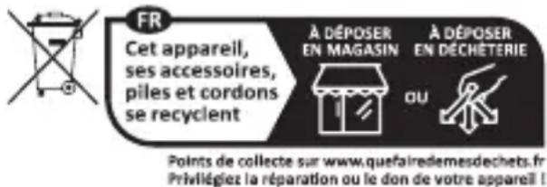 BRAUN Silképil 3 3420 - Mise au rebut - 3