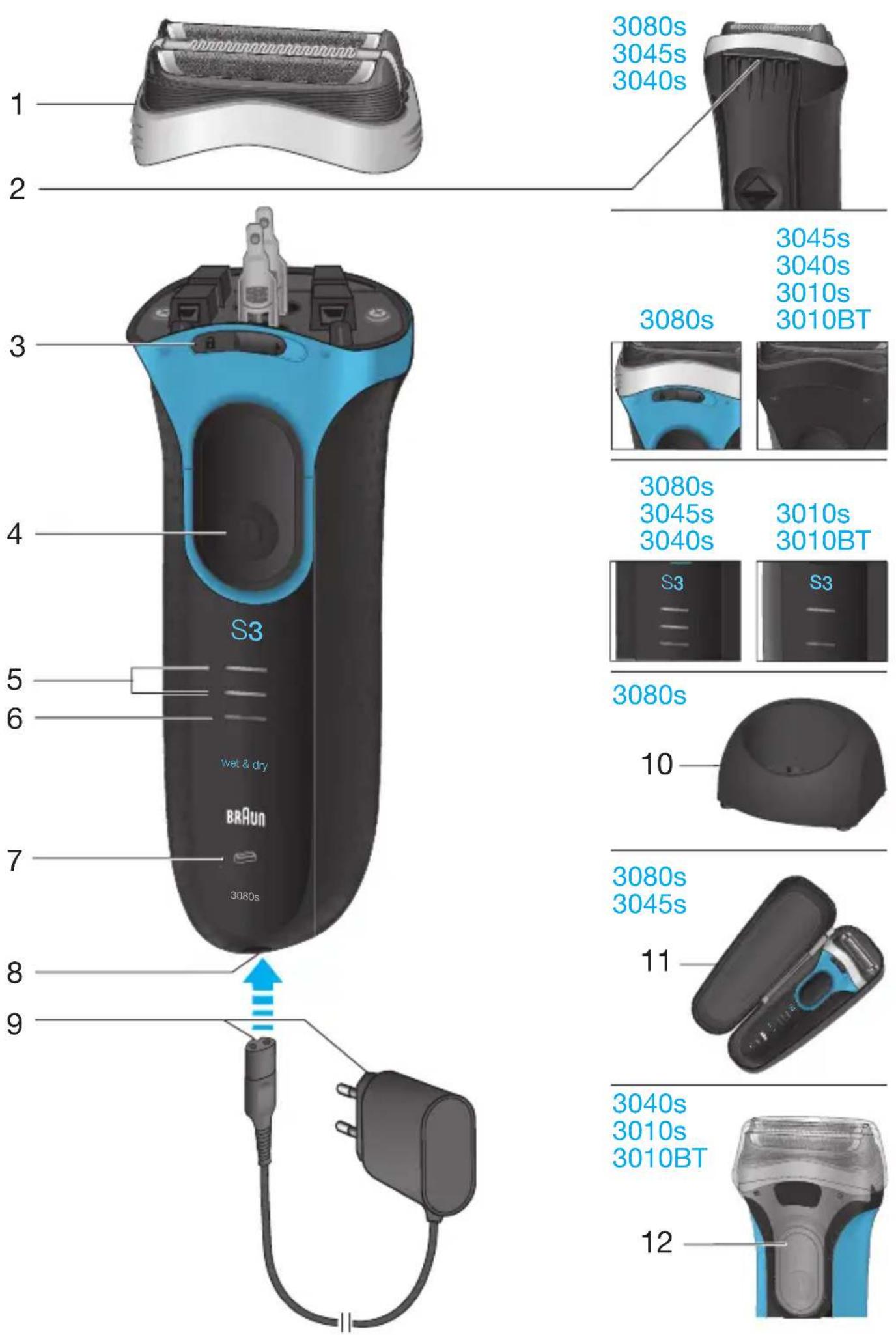 BRAUN Series 3 3045wd B - 10