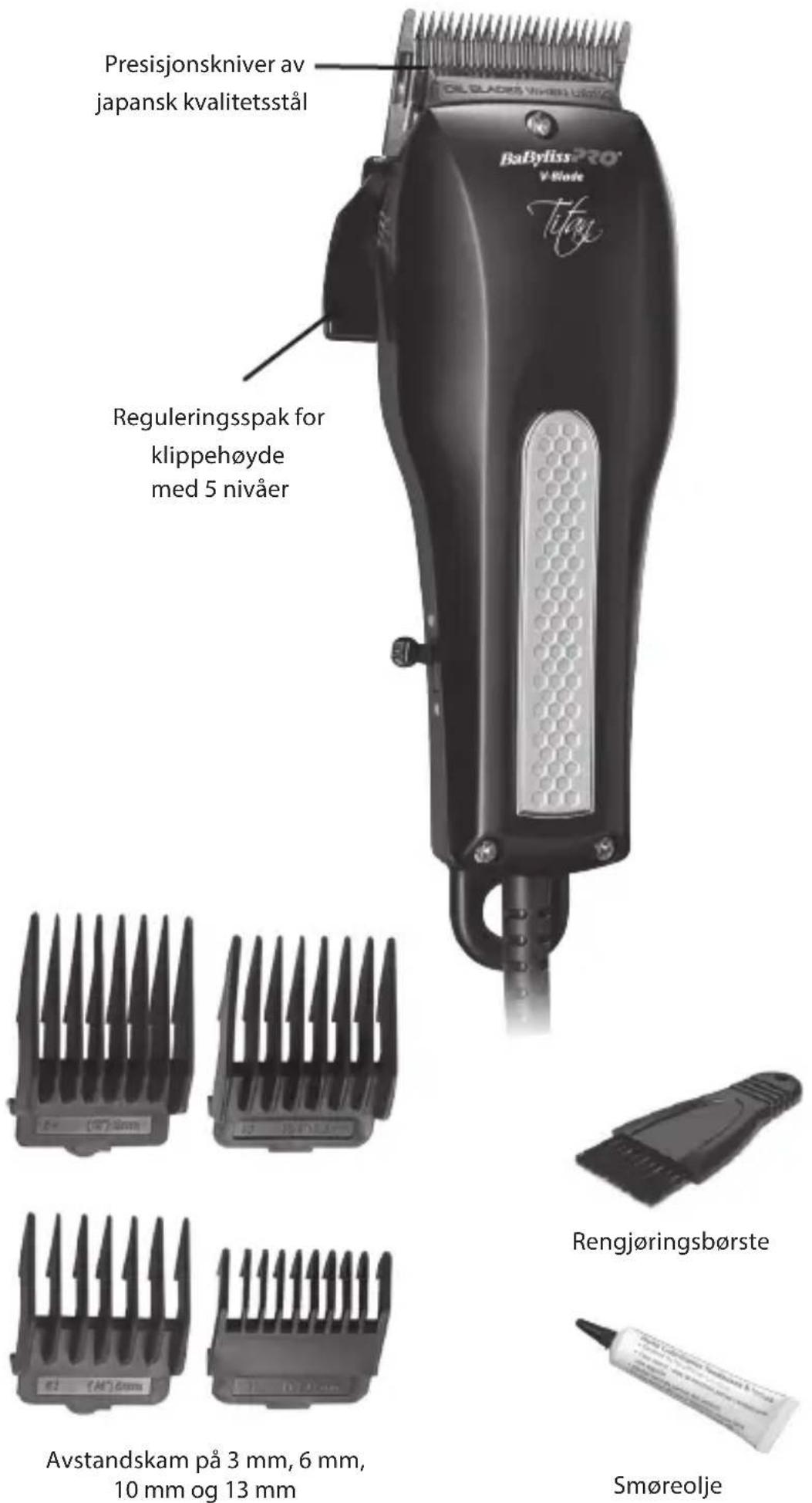 BABYLISS Pro FX685E - REGLERSKRUV FÖR KRAFT OCH VIBRATION - 1