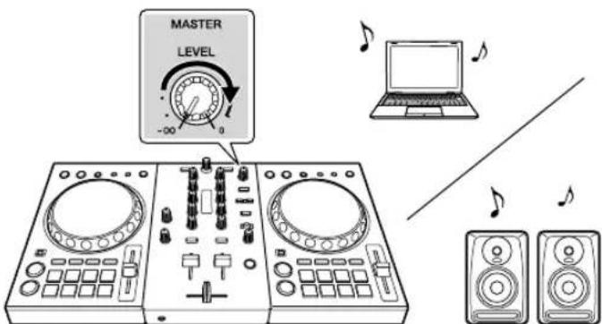 PIONEER DDJ400 - Réglez les positions des boutons, etc. de la façon suivante. - 4