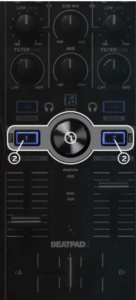 Reloop Beatpad 2 - JOG WHEEL MODES - 2