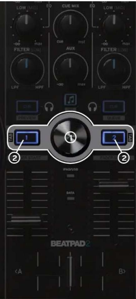 Reloop Beatpad 2 - JOG WHEEL MODES - 2