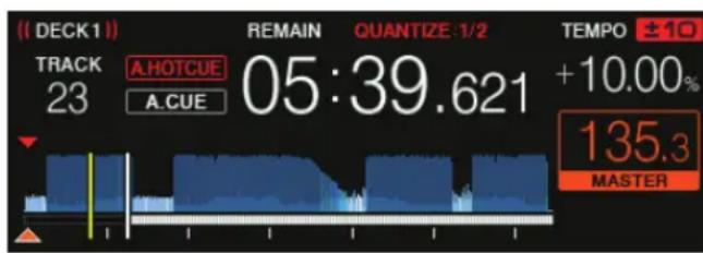 PIONEER XDJRR - Levez le doigt de la touche Performance. - 1