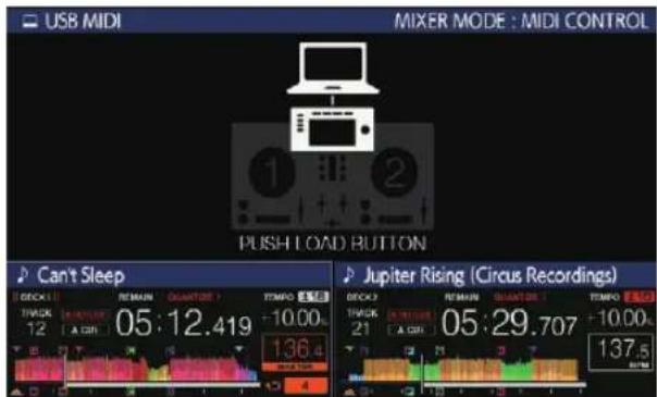 PIONEER XDJRR - Appuyez sur la touche [BROWSE], puis appuyez sur la touche [MIDI]. - 1