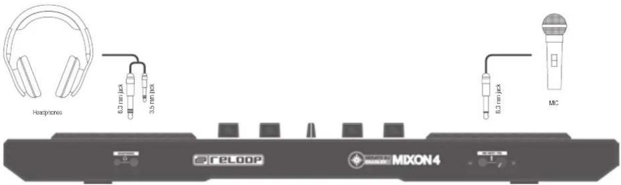 Reloop Mixon 4 - SETUP AND CONNECTIONS - 1